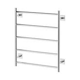 Phoenix Radii Heated Towel Ladder 550 x 740mm Square Plate - Chrome